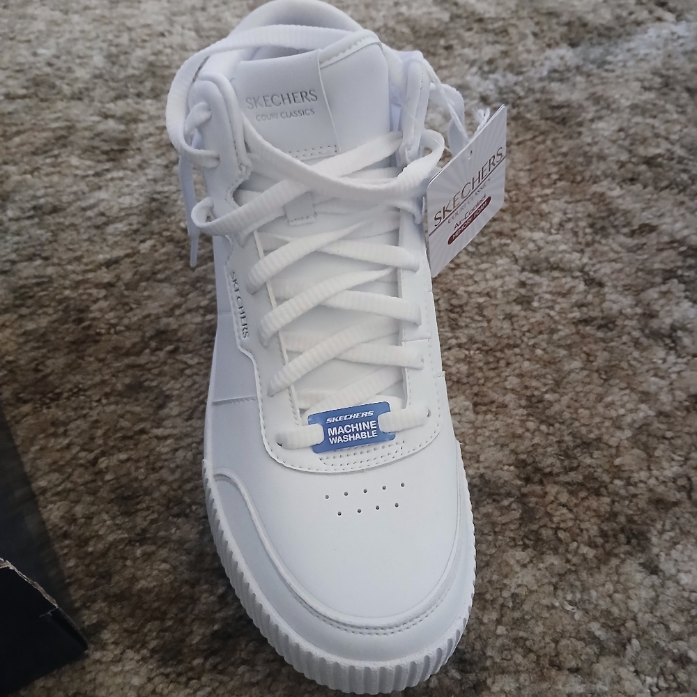 Skechers, 10 Women's, white